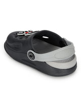 Grey Stylish Slip-On Clogs For Kids-Unisex (TC-LCLOG2-GRY)