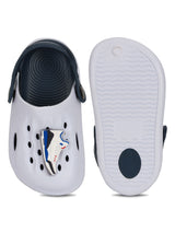 Navy Blue Stylish Slip-On Clogs For Kids-Unisex (TC-LCLOG2-NVYBLU)