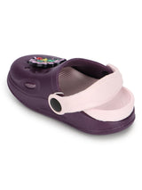 Purple Pink Stylish Slip-On Clogs For Kids-Unisex (TC-LCLOG2-PURPNK)