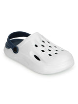 Navy Blue Stylish Slip-On Clogs For Kids-Unisex (TC-LCLOG3-NVYBLU)