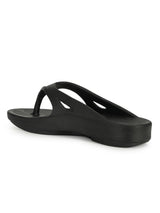 Black Stylish Slip-On Flats For Men (TC-LFLATM-BLK)