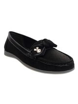 Black Synthetic Leather Stylish Loafers (TC-MD-2403-BLK)