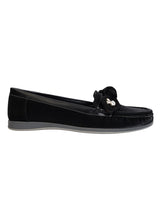 Black Synthetic Leather Stylish Loafers (TC-MD-2403-BLK)