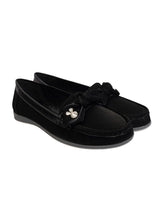 Black Synthetic Leather Stylish Loafers (TC-MD-2403-BLK)