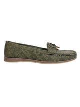 Khaki Canvas Stylish Loafers (TC-MD-2405-KHA)