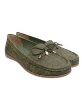 Khaki Canvas Stylish Loafers (TC-MD-2405-KHA)