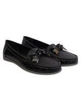 Black Synthetic Leather Stylish Loafers (TC-MD-2406-BLK)