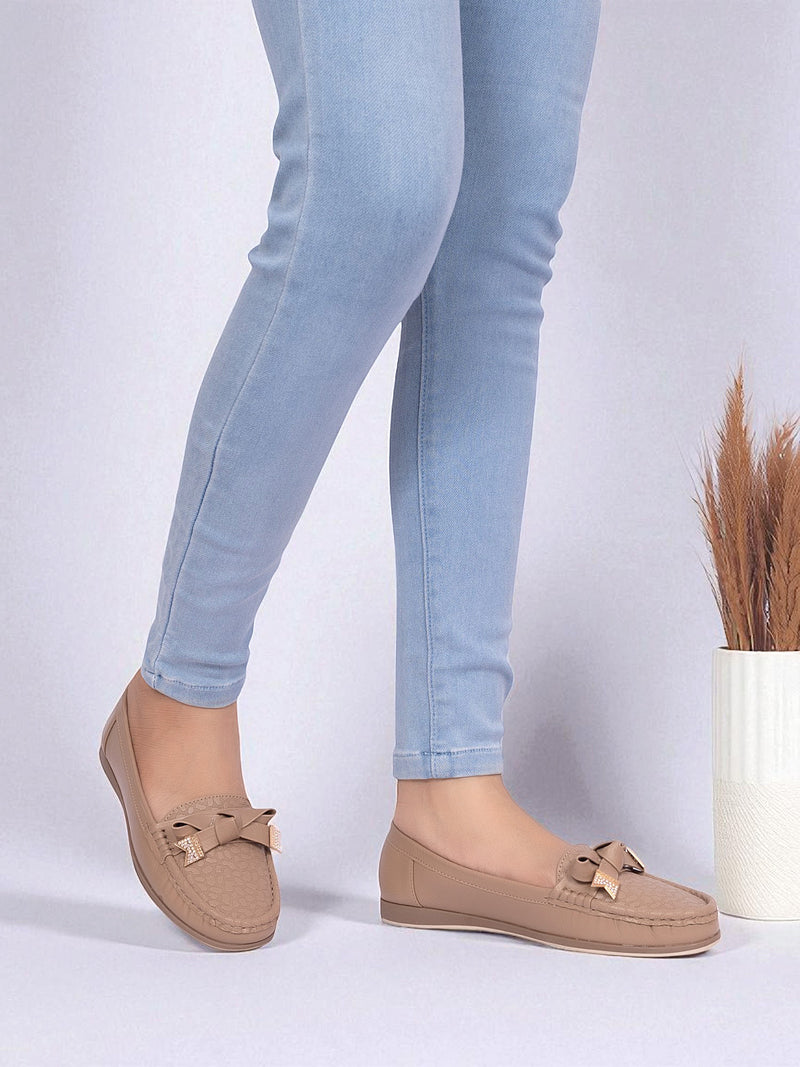Mocha Synthetic Leather Stylish Loafers (TC-MD-2406-MOC)