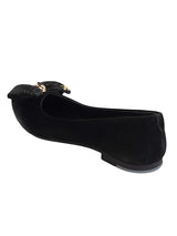 Black Synthetic Leather Flat Ballerina (TC-MD-2710-BLK)