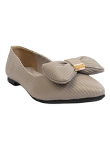 Grey Synthetic Leather Flat Ballerina (TC-MD-301-GRY)