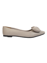 Grey Synthetic Leather Flat Ballerina (TC-MD-301-GRY)