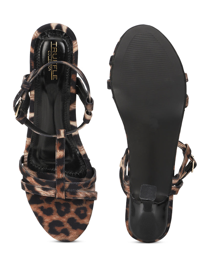 Leopard PU Buckle Stiletto Heels (TC-NK-010-LEO)