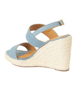 Denim Blue Canvas Jute Heel Wedges (TC-OS-0316-DEN)