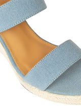 Denim Blue Canvas Jute Heel Wedges (TC-OS-0316-DEN)