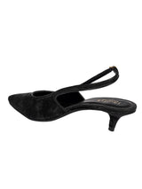 Black Synthetic Leather Backstrap Pointed Toe Kitten Pumps (TC-OS-0317-BLK)