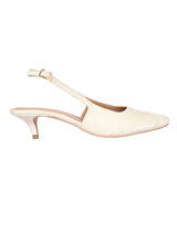 Cream Synthetic Leather Backstrap Pointed Toe Kitten Pumps (TC-OS-0317-CRM)