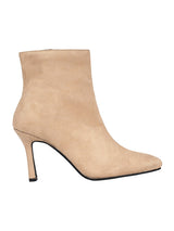 Beige Suede Leather Pointed Toe Stiletto Heel Ankle Boot (TC-OS-0319-BEIG)