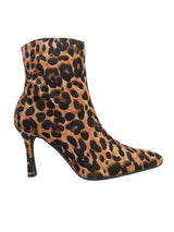 Black Hairy Leopard Pointed Toe Stiletto Heel Ankle Boot (TC-OS-0319-BLKLEO)