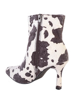 Brown Hairy Leopard Pointed Toe Stiletto Heel Ankle Boot (TC-OS-0319-BROLEO)