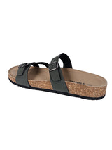 Olive Green Synthetic Leather Cork-Latex Footbed Flats For Men (TC-OS-307MEN-OLI)