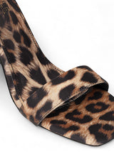 Black Full Leopard Synthetic Leather Buckle Block Heel Sandals (TC-RAH29-BLKFULLEO)