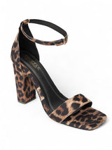 Black Leopard Synthetic Leather Buckle Block Heel Sandals (TC-RAH29-BLKLEO)