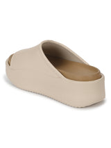 Beige Camel PU Slip-On Flats (TC-RS2509-BEIGCML)