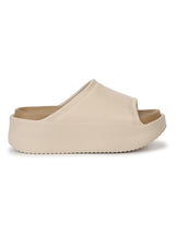 Beige Camel PU Slip-On Flats (TC-RS2509-BEIGCML)