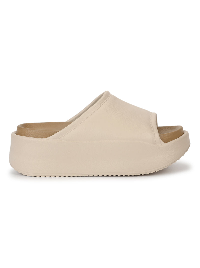Beige Camel PU Slip-On Flats (TC-RS2509-BEIGCML)