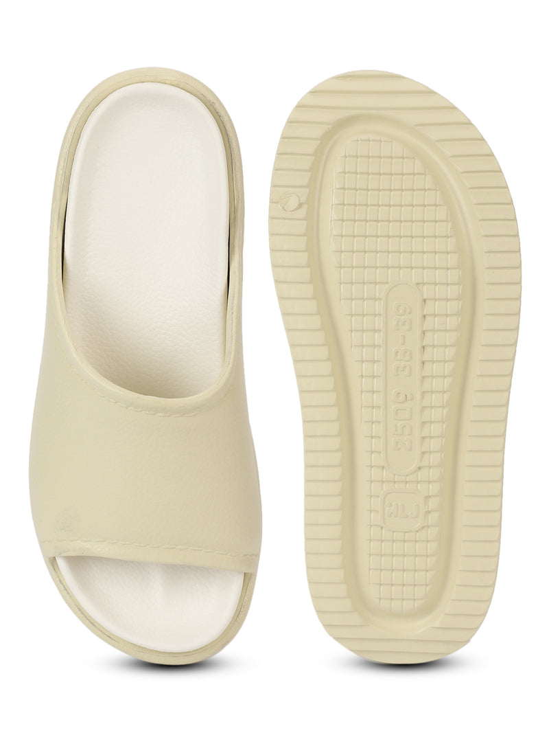 Lime White PU Slip-On Flats (TC-RS2509-LIMWHT)