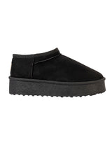 Black Suede Winter Stylish Ankle Boots (TC-RS3521-BLK)