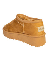 Camel Suede Winter Stylish Ankle Boots (TC-RS3521-CAM)