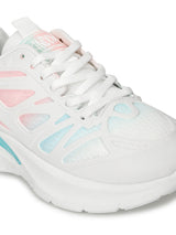 Sky Blue White Mesh Lace-Up Sneakers (TC-RS3614-SKYBLU)