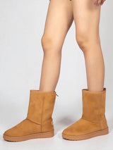 Camel Suede Winter Stylish High Ankle Boots (TC-RS3683H-CAM)