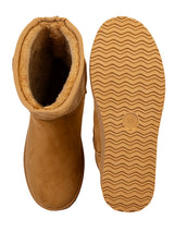 Camel Suede Winter Stylish High Ankle Boots (TC-RS3683H-CAM)