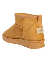 Camel Suede Winter Stylish Low Ankle Boots (TC-RS3683L-CAM)