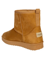 Camel Suede Winter Stylish Medium Ankle Boots (TC-RS3683M-CAM)