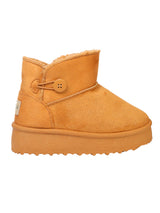 Camel Suede Winter Stylish Ankle Boots For Kids-Unisex (TC-RS3685-CML)
