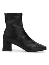 Black PU Comfortable Stylish Ankle Boots (TC-RS3697-BLK)