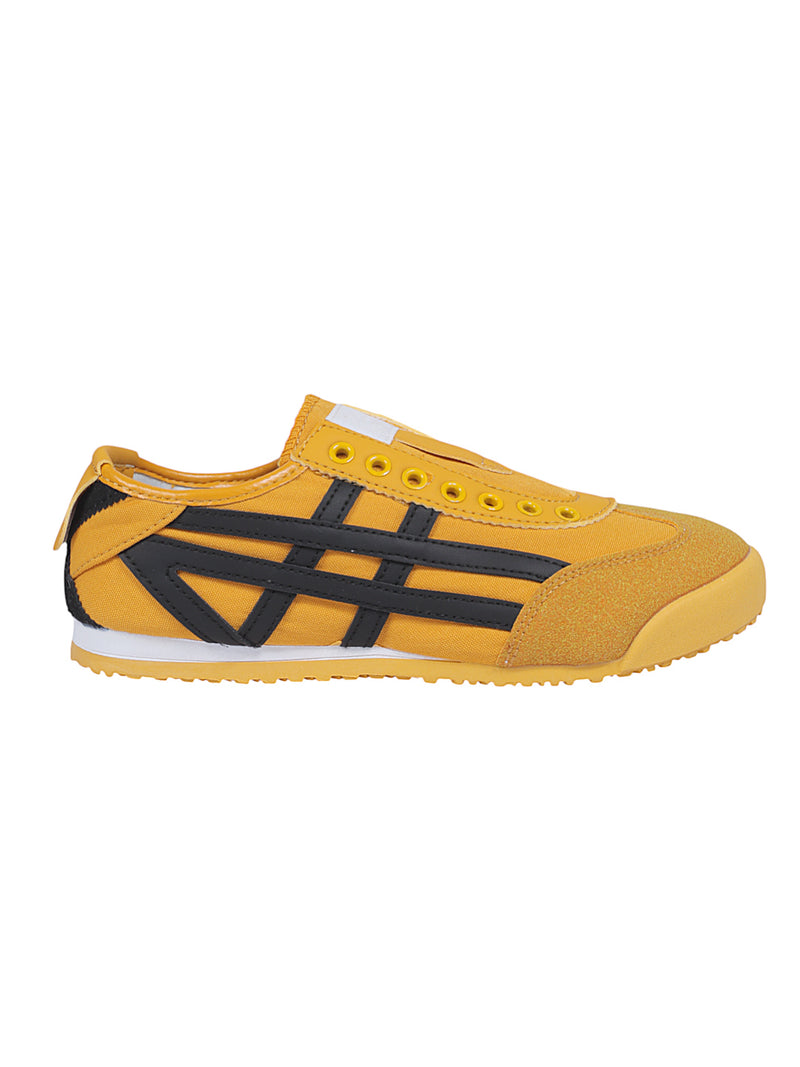 Mustard Black Canvas Stylish Slip-On Sneakers (TC-RS3801-MUSBLK)