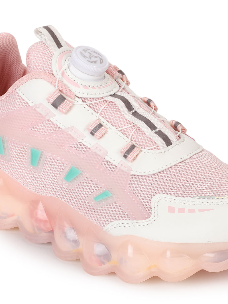Pink Mesh Rotating Button Sneakers (TC-RS40001-PNK)
