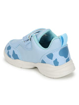 Blue PU Velcro Sneakers For Kids-Unisex (TC-RS4007-BLU)