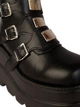 Black Synthetic Leather Winter High-End Stylish Long Boots (TC-RS4010-B-BLK)