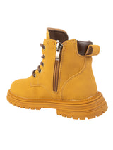 Camel Synthetic Leather Winter Stylish Ankle Boots For Kids-Unisex (TC-RSXR905-CAM)