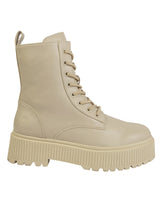 White Synthetic Leather Winter High-End Stylish Ankle Boots (TC-RSZY613-WHT)