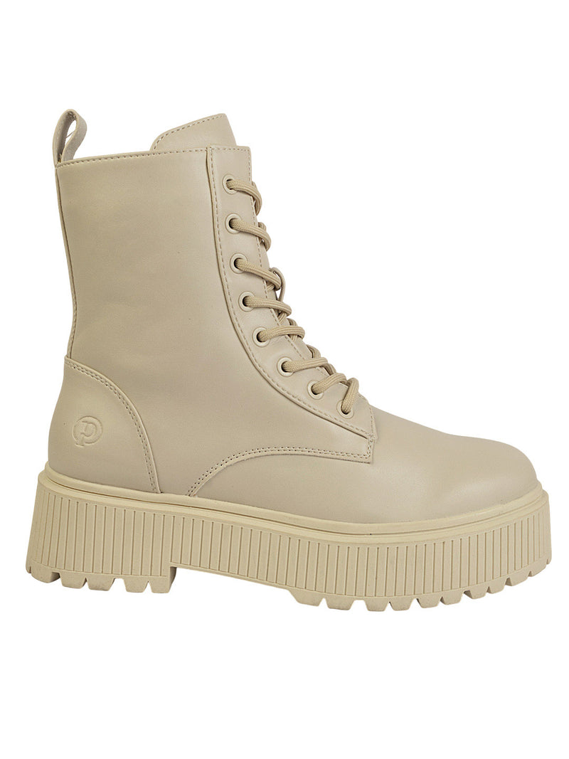 White Synthetic Leather Winter High-End Stylish Ankle Boots (TC-RSZY613-WHT)