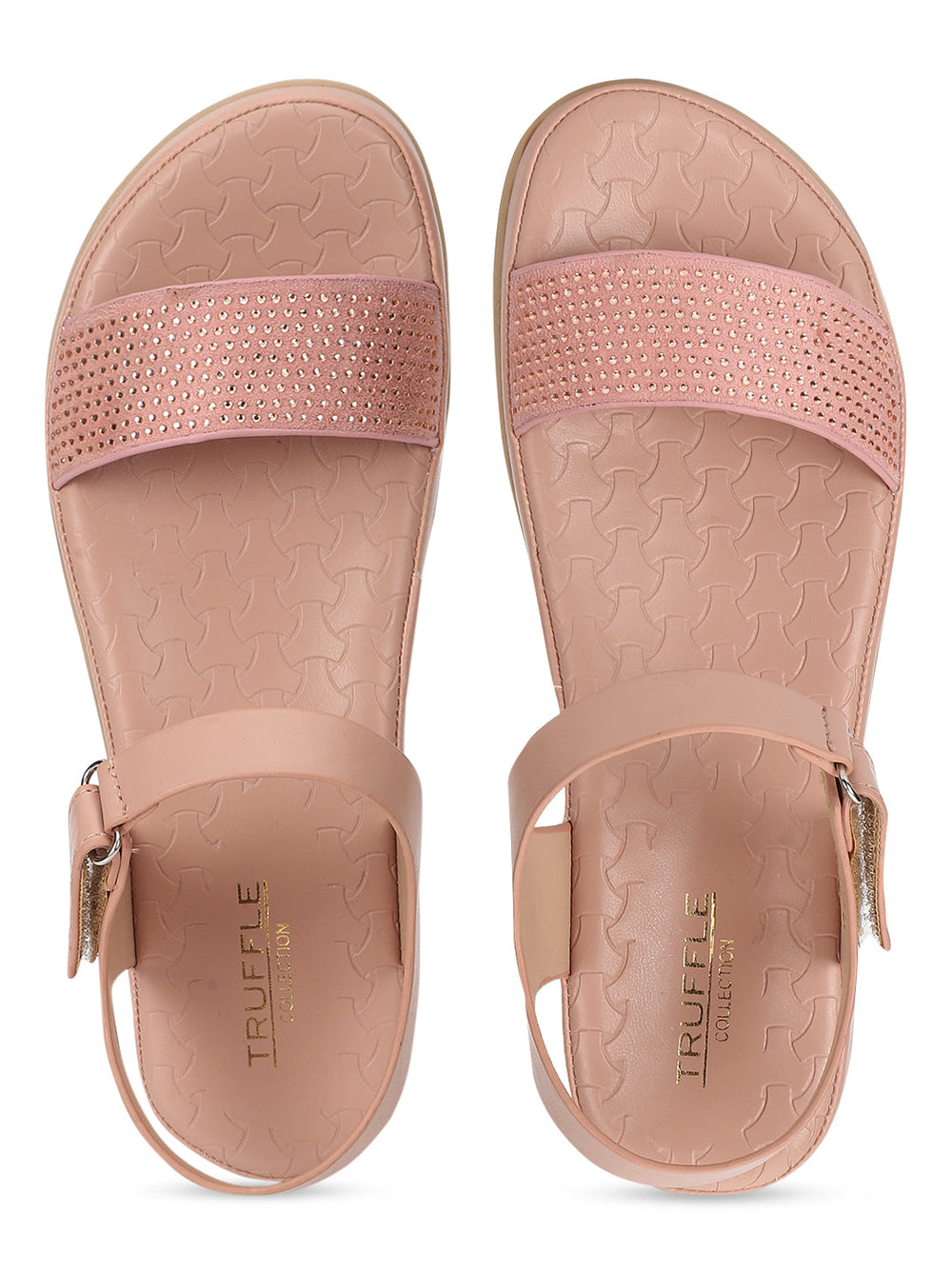 Pink PU Slip-On Sandal (TC-ST-016-PNK) – Truffle Collection