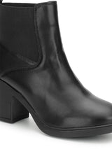 Black PU High-End-Fashion Stylish Ankle Boots (TC-ST-BRUCE-BLKPU)