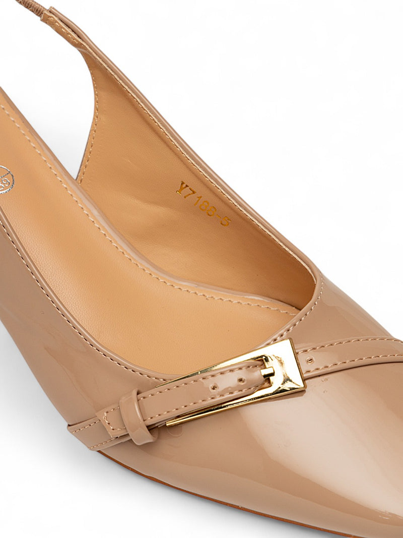 Nude Patent Leather Block Heel Sandals (TC-Y7188-5-NUD)