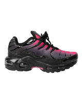 Black Pink Mesh Lace-Up Sneakers For Kids-Unisex (TC-Z2324-BLKPNK)